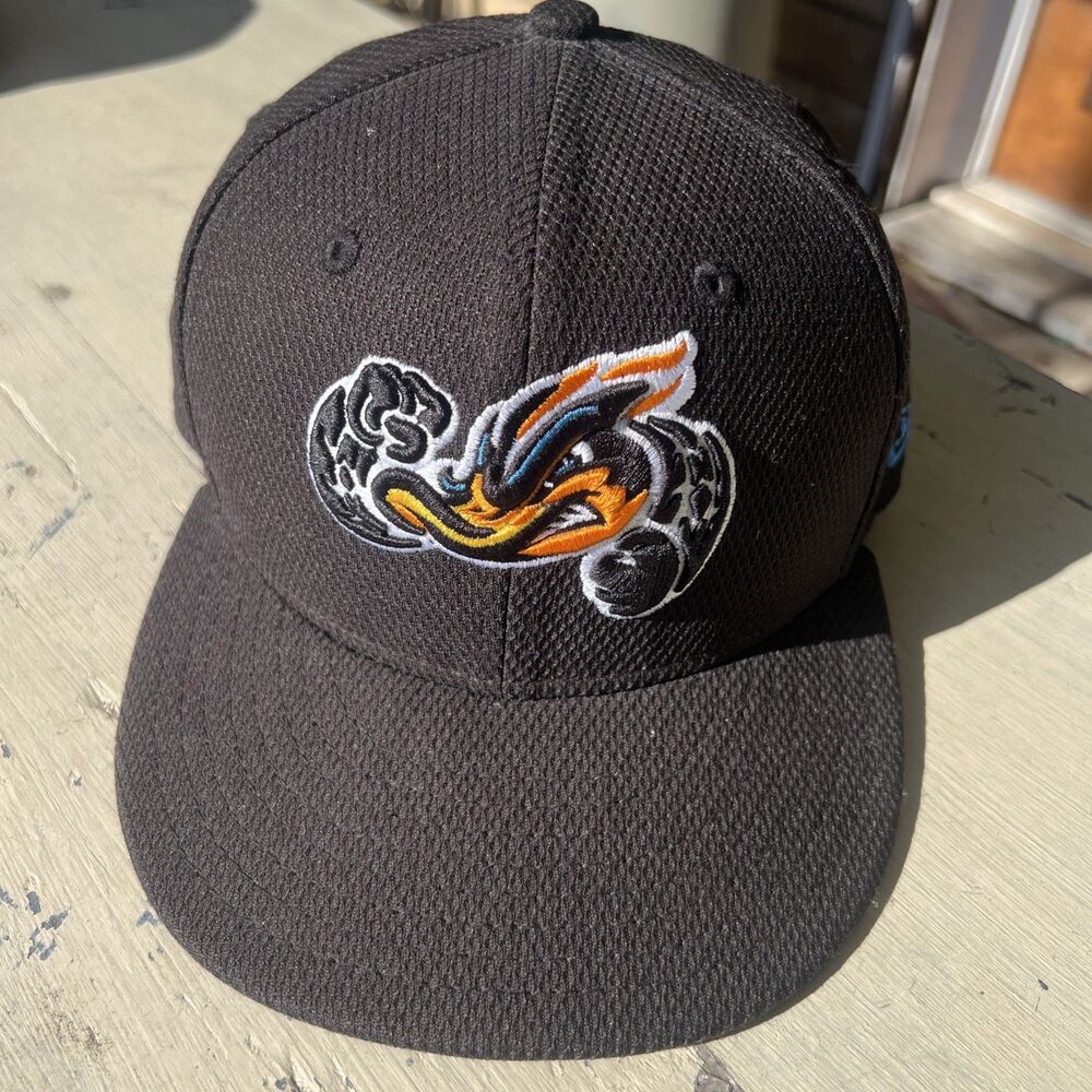 Akron RubberDucks MiLB New Era On-Field Hat Size 6 7/8
